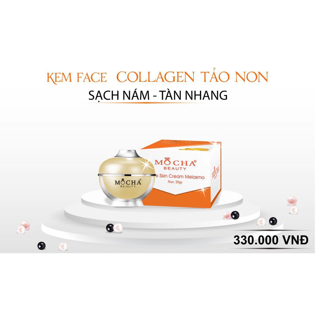 KEM NÁM FACE COLLAGEN TẢO NON MOCHA