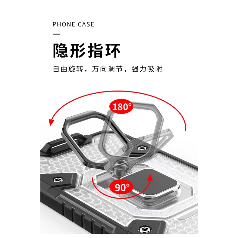 Ốp Điện Thoại Chống Sốc Có Giá Đỡ Từ Tính Cho Redmi K50 Gaming