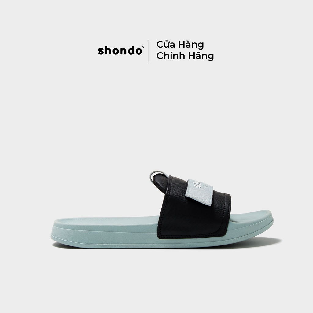 Dép Shondo Trendy Xanh Ngọc In Chữ TRE3232