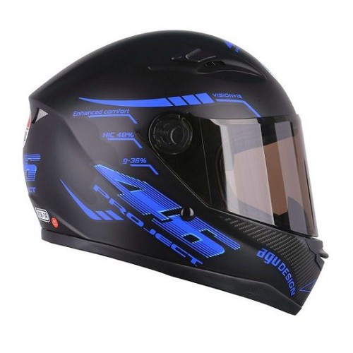 MŨ BẢO HIỂM FULLFACE LÓT THÁO RỜI CHÍNH HÃNG AGU A -138