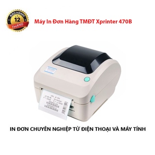 Máy In Đơn Hàng TMĐT Xprinter 470B, 490B, 460B, 420B (USB) dùng giấy decal A6