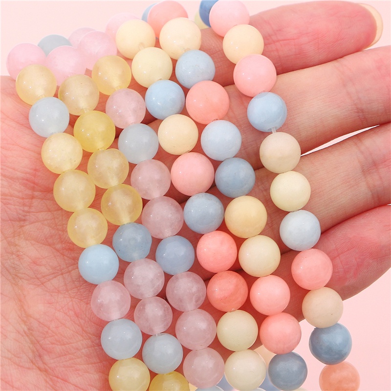 Chuỗi Hạt Morganite 8mm Nhiều Màu