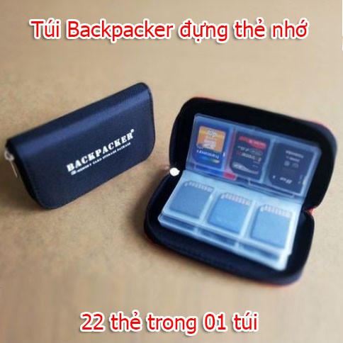 Túi Backpacker đựng thẻ nhớ