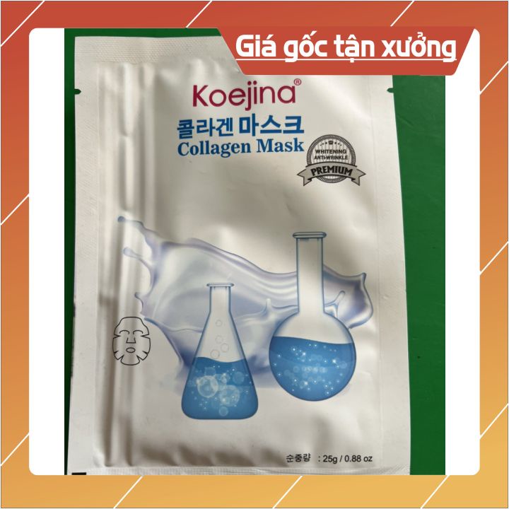 [chính hãng]Mặt Nạ Hàn Quốc (KOEJINA) đủ loại tổ yến trà xanh -ngọc trai- collagien-nha đam -đắp mịn da xe khít chân lôn