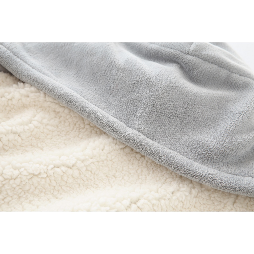 Chăn Mùa Đông Chăn Điều Hòa, Chăn Ngủ Trưa, Chăn Dày Văn Phòng Khăn Choàng Áo Choàng Lông Cừu Kiểu Nhật