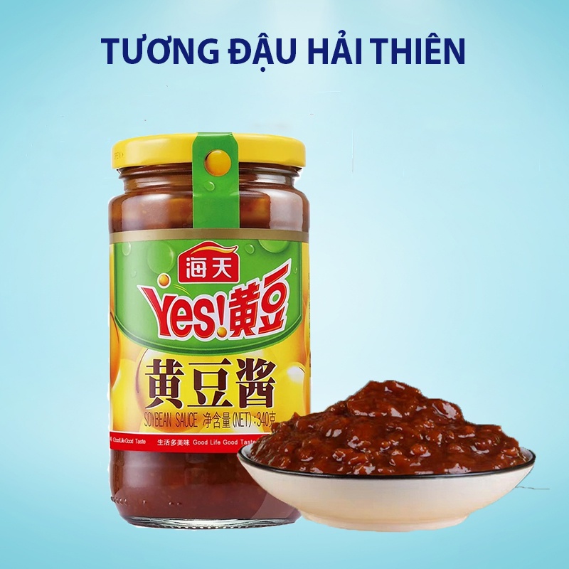 Sốt tương đậu nành Hải Thiên 340ml - gia vị tẩm ướp trung quốc