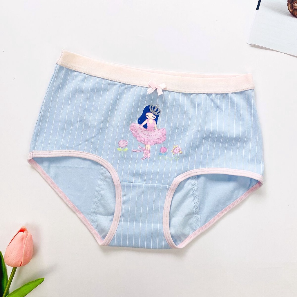 Set 2 Quần Lót Bé Gái Size Lớn 30-45 Kg Co&amp;Com CV70060 Cotton Cao Cấp Nhiều Mẫu Dễ Thương Mềm Mại