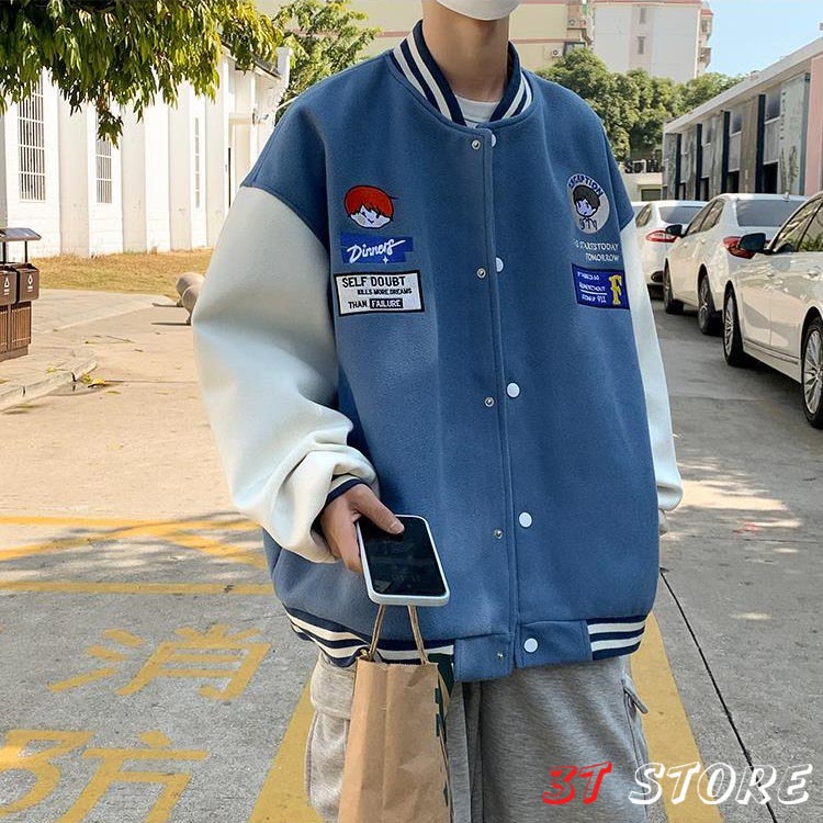 [Video + Ảnh Thật] Áo Khoác Bomber Freesize Unisex form rộng style Ulzzang | BigBuy360 - bigbuy360.vn