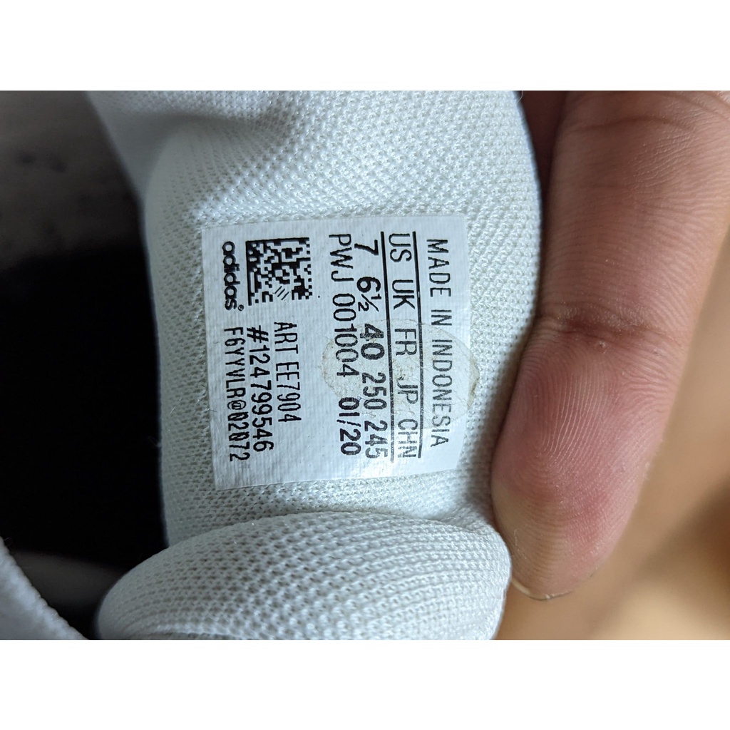 Giày 2hand Adidas Adiset SL 'White Black' BC0130 - Giày Cũ Sài Gòn