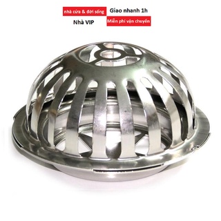 Cầu chắn rác SUS304, quả cầu sân thượng, quả cầu lưới, bảo hành 12 tháng