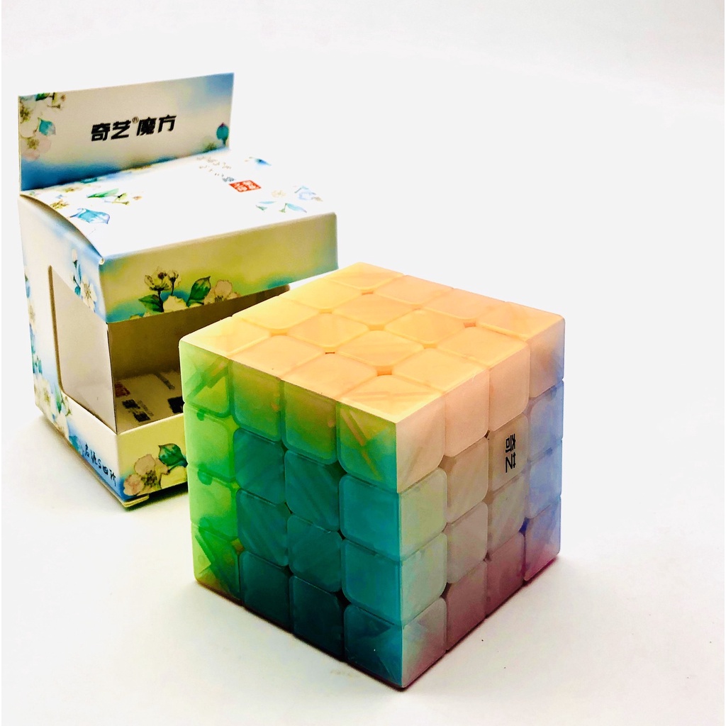 Đồ chơi Rubik 4x4 - Loại Nhựa Trong Jelly - Qiyi 160