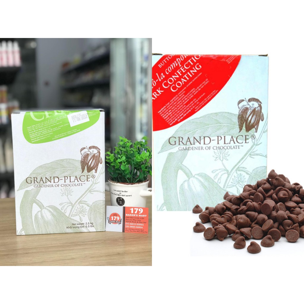 Socola chip các loại (2,5kg)