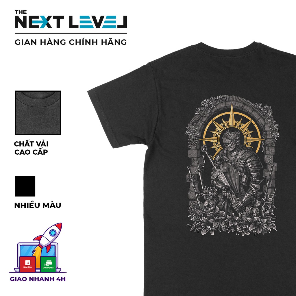 Áo thun Dark Souls 3 - Soul of Cinder Unisex THE NEXT LEVEL - Cotton 100% nam nữ - BT0036