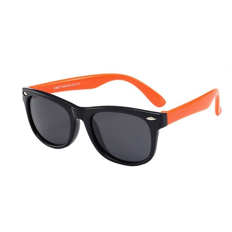 Kính mát gọng silicon tròng kính bảo vệ mắt khỏi bức xạ cho bé