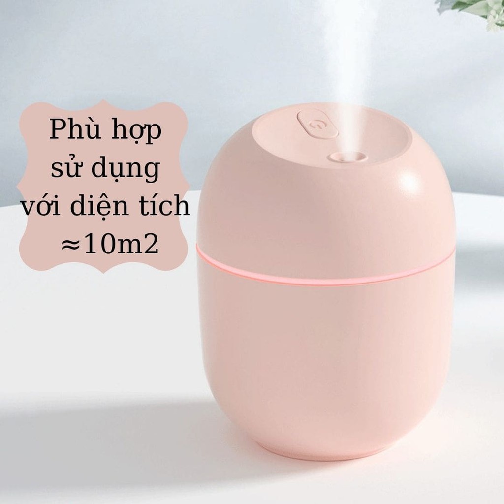 Máy Sông tinh dầu Humidifier 250ml có đèn led, Máy phun sương tạo độ ẩm cho da Máy khuếch tán tinh dầu #mayxongmat