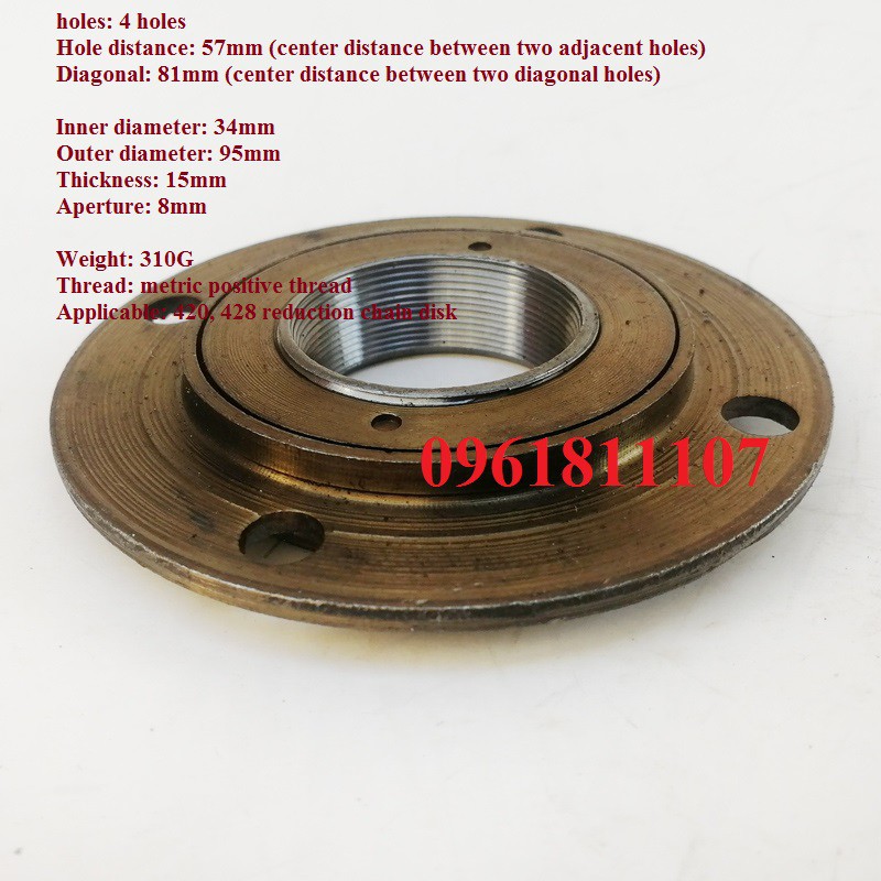 Liếp không răng chế xe đạp điện, líp trớn, líp xe đạp, liếp trớn xe đạp