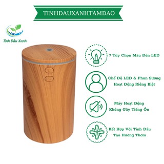 Máy Khuếch Tán Tinh Dầu Ô Tô Tinh Dầu Xanh Phun Sương Xe Hơi Siêu Âm Cao Cấp 100ML-Khử Mùi Hôi
