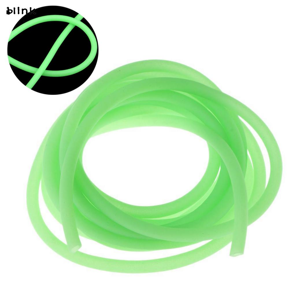 Ống Silicone Dạ Quang 2M Chống Rối Dây Câu Cá （2 * Ống phát sáng （1m）)