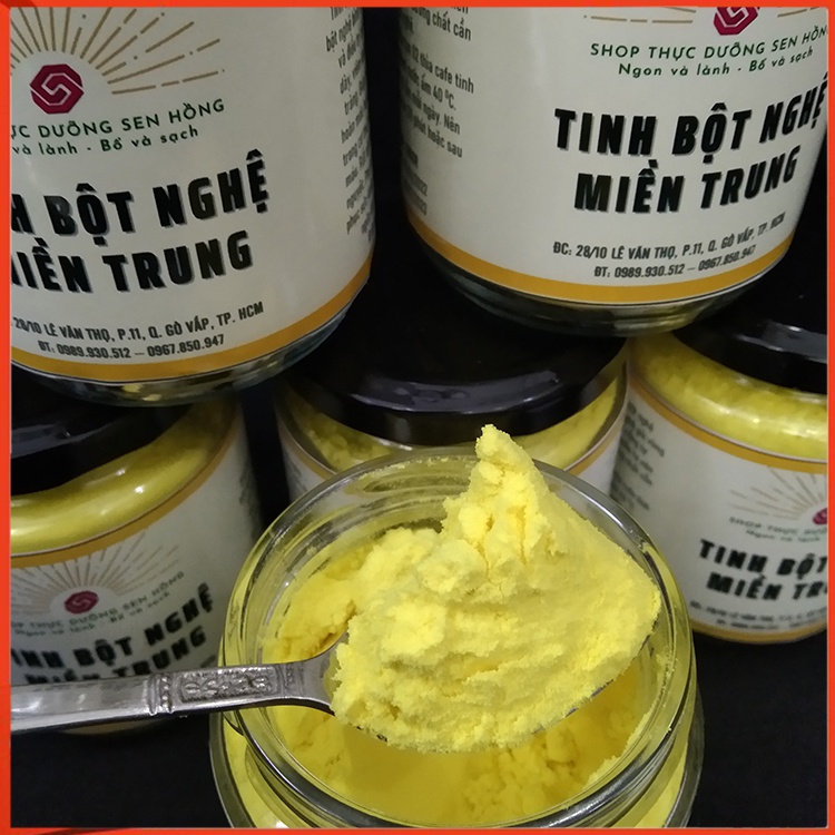 Tinh bột nghệ Miền Trung nguyên chất