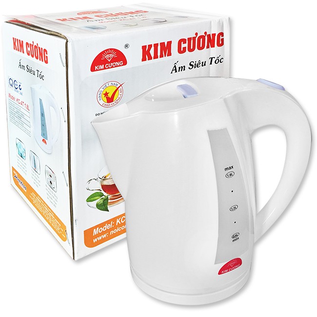 Bình đun siêu tốc Kim Cương cao cấp KC-AT 1.8Lit