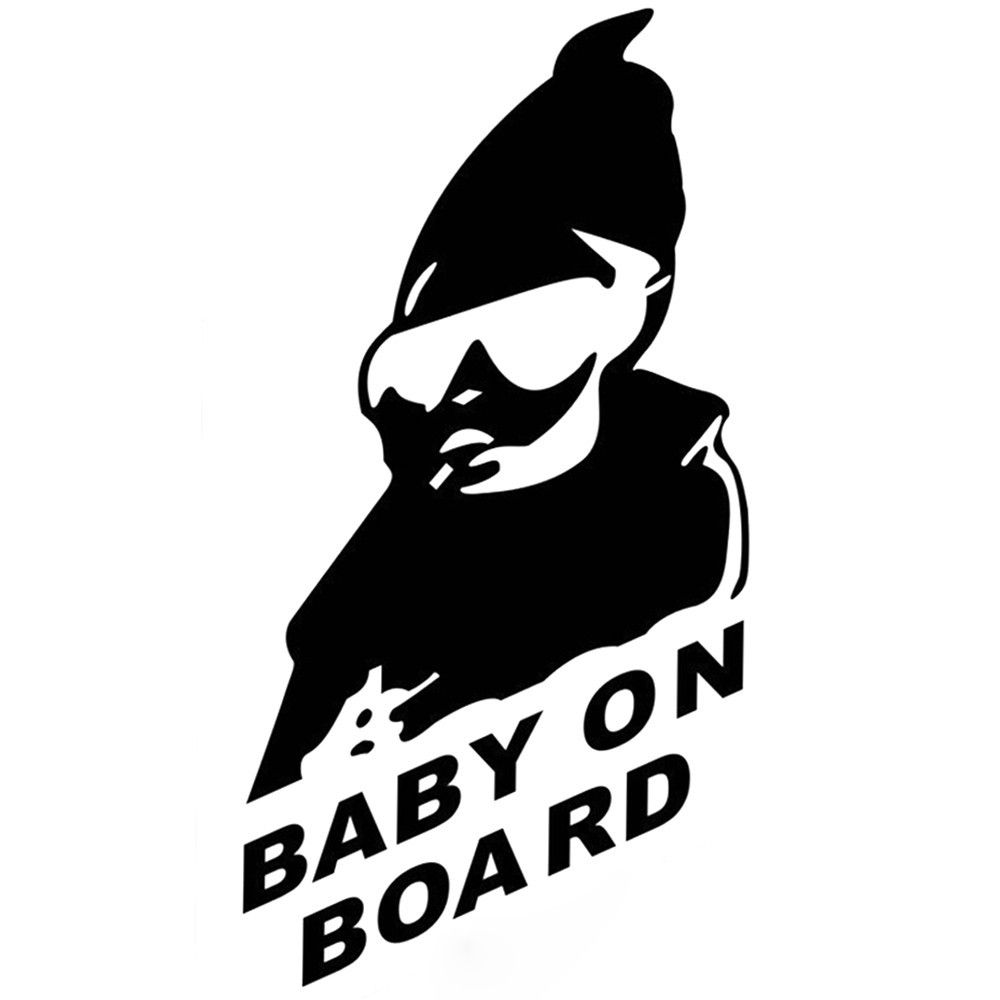 Hình dán em bé trên xe hài hước trang trí xe hơi | BigBuy360 - bigbuy360.vn