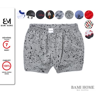 Quần short đùi ngủ nam nữ BAMI HOME, chất thun cotton thoáng mát, mềm mại QNTCT- 056