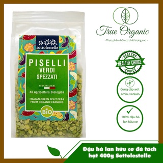 Đậu hà lan hữu cơ đậu hà lan cho bé ăn dặm 400g Sottolestelle