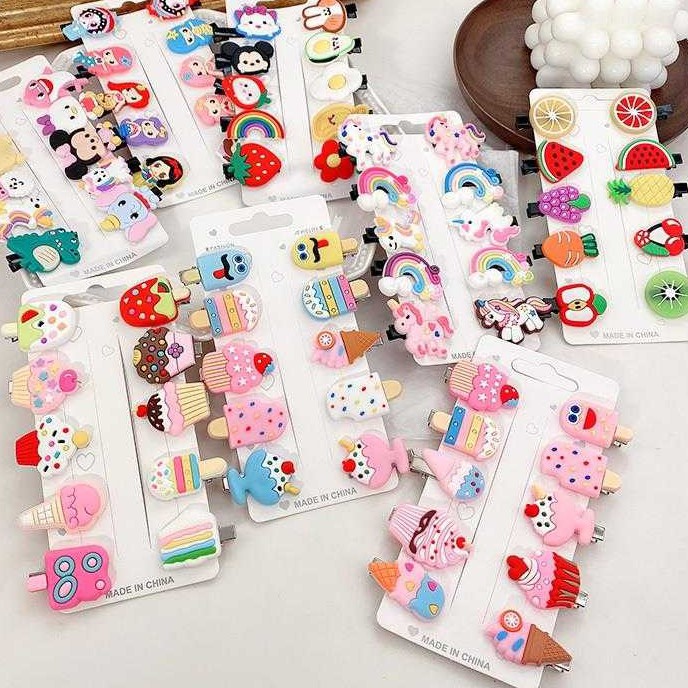 Set 10 Kẹp Tóc Siêu Xinh Cho Bé Mã 02