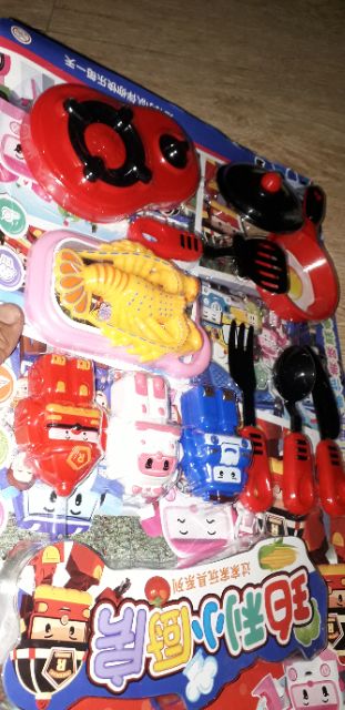 Sét đồ chơi bếp của biệt đội siêu đẳng bằng nhựa rất đẹp