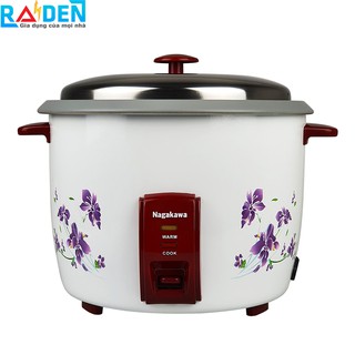 Nồi cơm điện nắp rời 2.2L Nagakawa NAG0128 thích hợp cho 6 - 8 người ăn