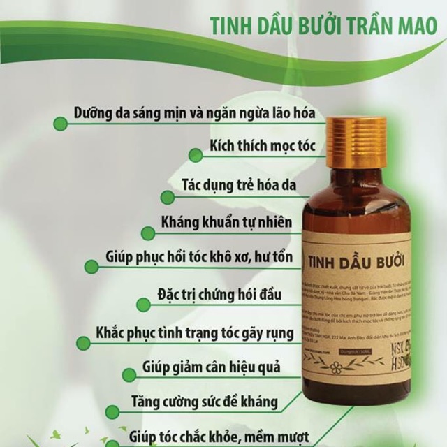 TINH DẦU BƯỞI
