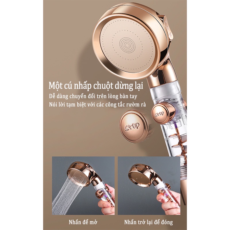 Vòi hoa sen áp lực/ Phụ kiện vòi sen MEIDOO tháo rời được tiện lợi dành cho phòng tắm gia đình