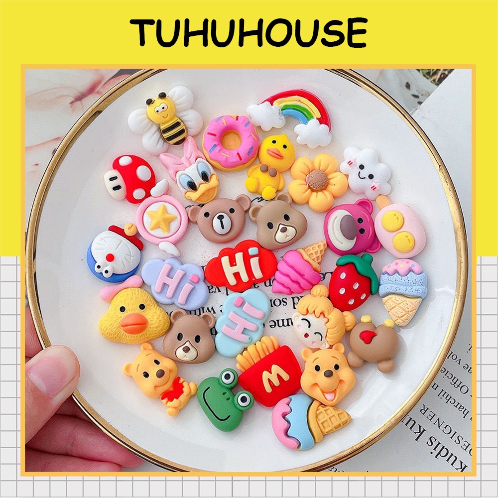 Sticker 3D hoạt hình dán bình nước, hình dán sticker silicon trang trí điện thoại laptop độc lạ dễ thương - TUHUHOUSE