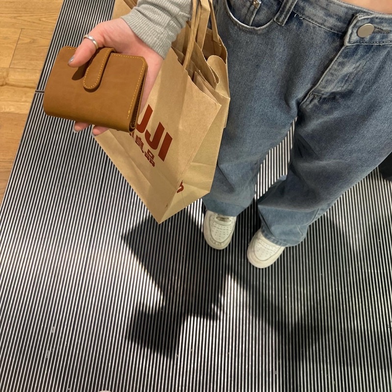 Ví da mini unisex Handmade Handle Wallet Onetothree