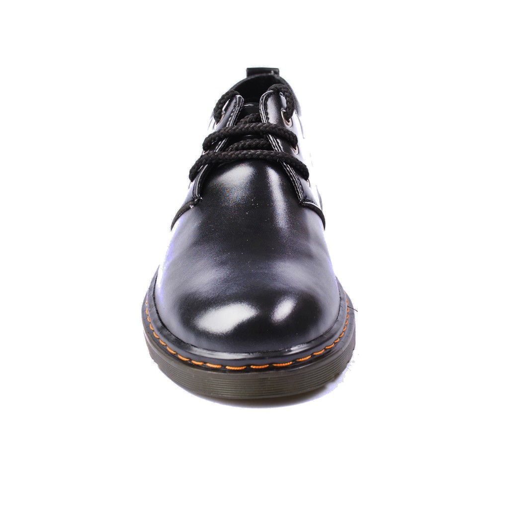 [Shop Uy Tín] Giày Boot Nam Ngắn Cổ Da Trơn Đen Đế Có Khâu Chắc Chắn - M353-DEN (PT)