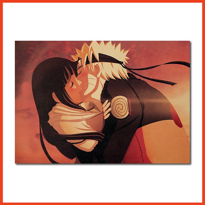 Tranh vải treo tường-Tranh vải decor-Thảm trang trí hình naruto kích thước 70x100cm