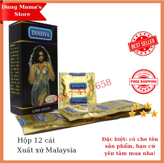 Hộp 12 Chiếc BCS INNOVA Kéo Dài Thời Gian Cực Đẳng