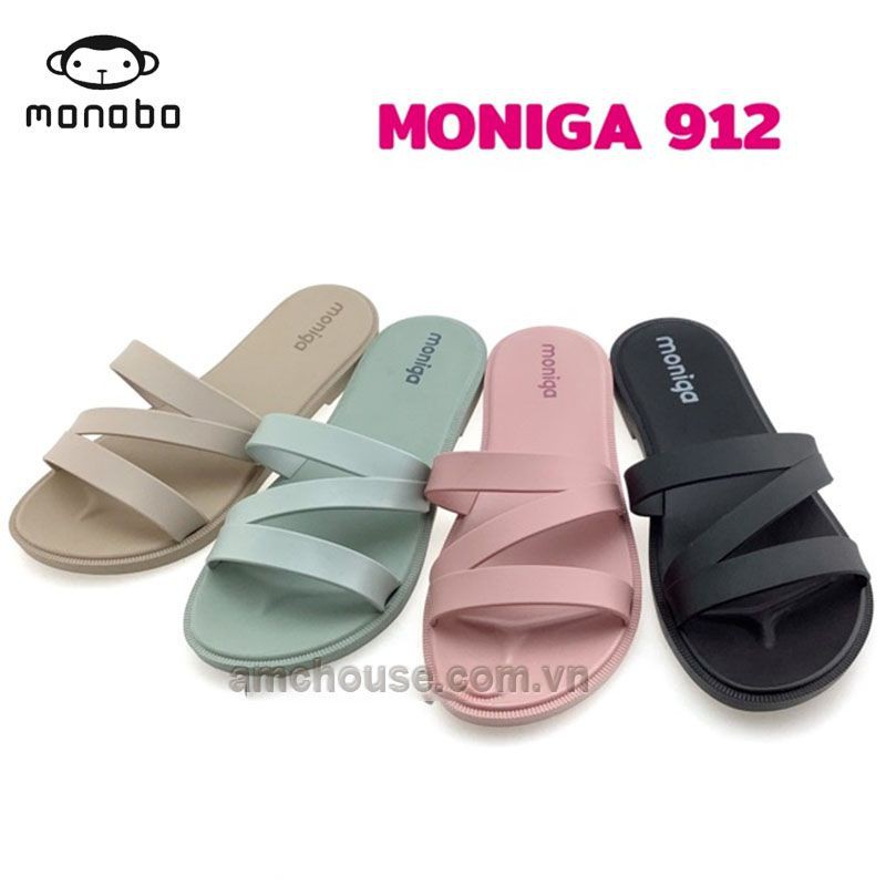 Dép Thái nữ MONOBO quai chữ Z - Moniga 912 - hồng