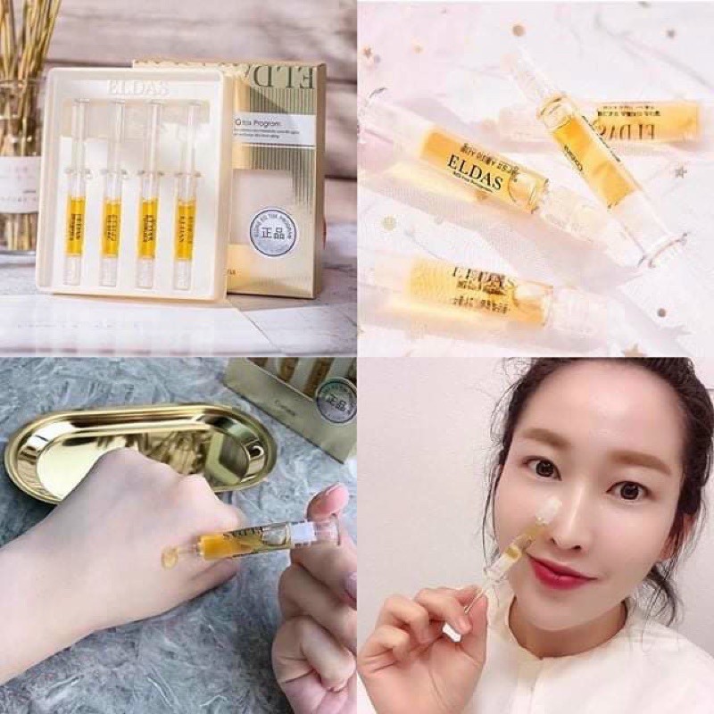 Serum Tế Bào Gốc Eldas Eg Tox Program 🌸 Hộp 4 Ống Serum Tế Bào Gốc Eldas Hàn Quốc (4 ống x 2ml )