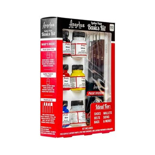 Bộ sản phẩm Angelus Leather Paint Basics Kit – 11pc
