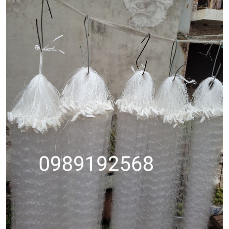 Lưới đánh cá 1 lớp then 3 cao 1m dài 70m bắt cá rô phi