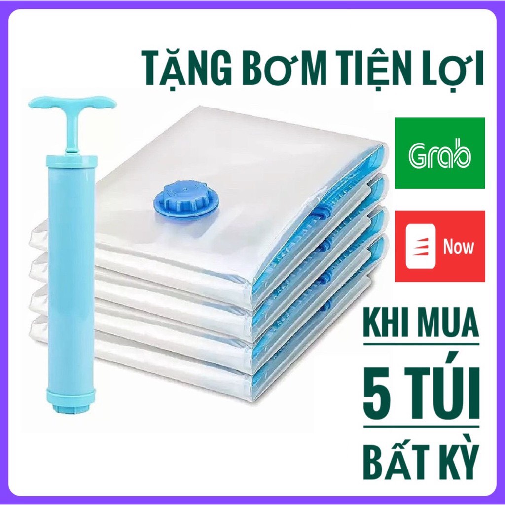 (Sỉ inbox) Túi hút chân không đựng chăn gối, quần áo - Đa năng, tiện dụng