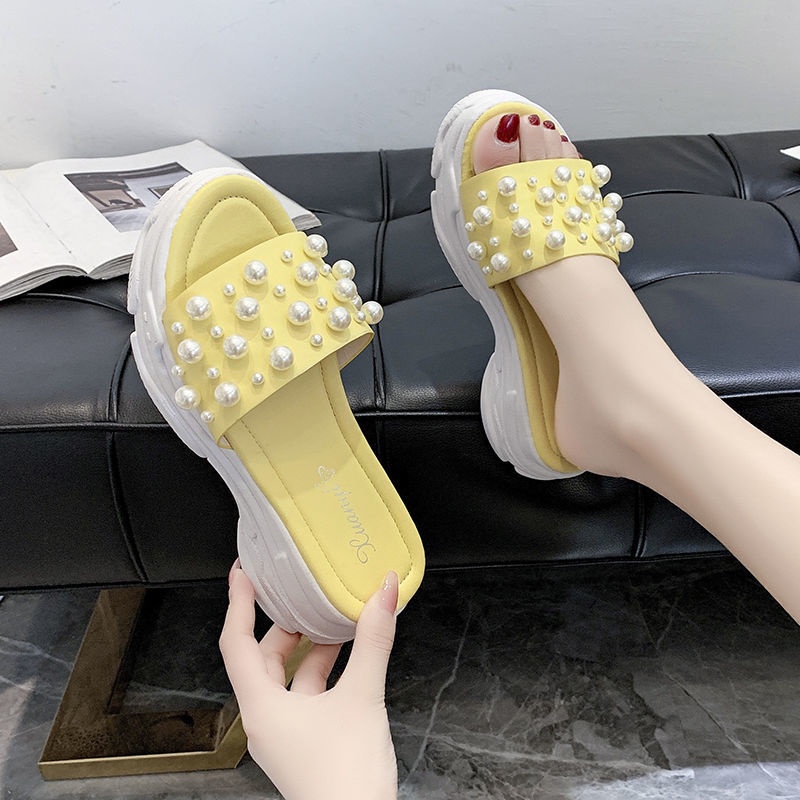 Dép Sandal Nữ Đế Xuồng Dày Phong Cách Mới