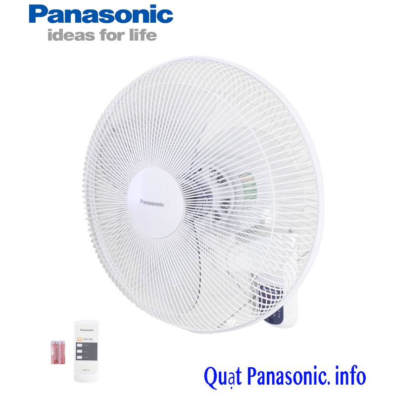 QUẠT TREO TƯỜNG PANASONIC F-409M TRẮNG XÁM- HÀNG CHÍNH HÃNG