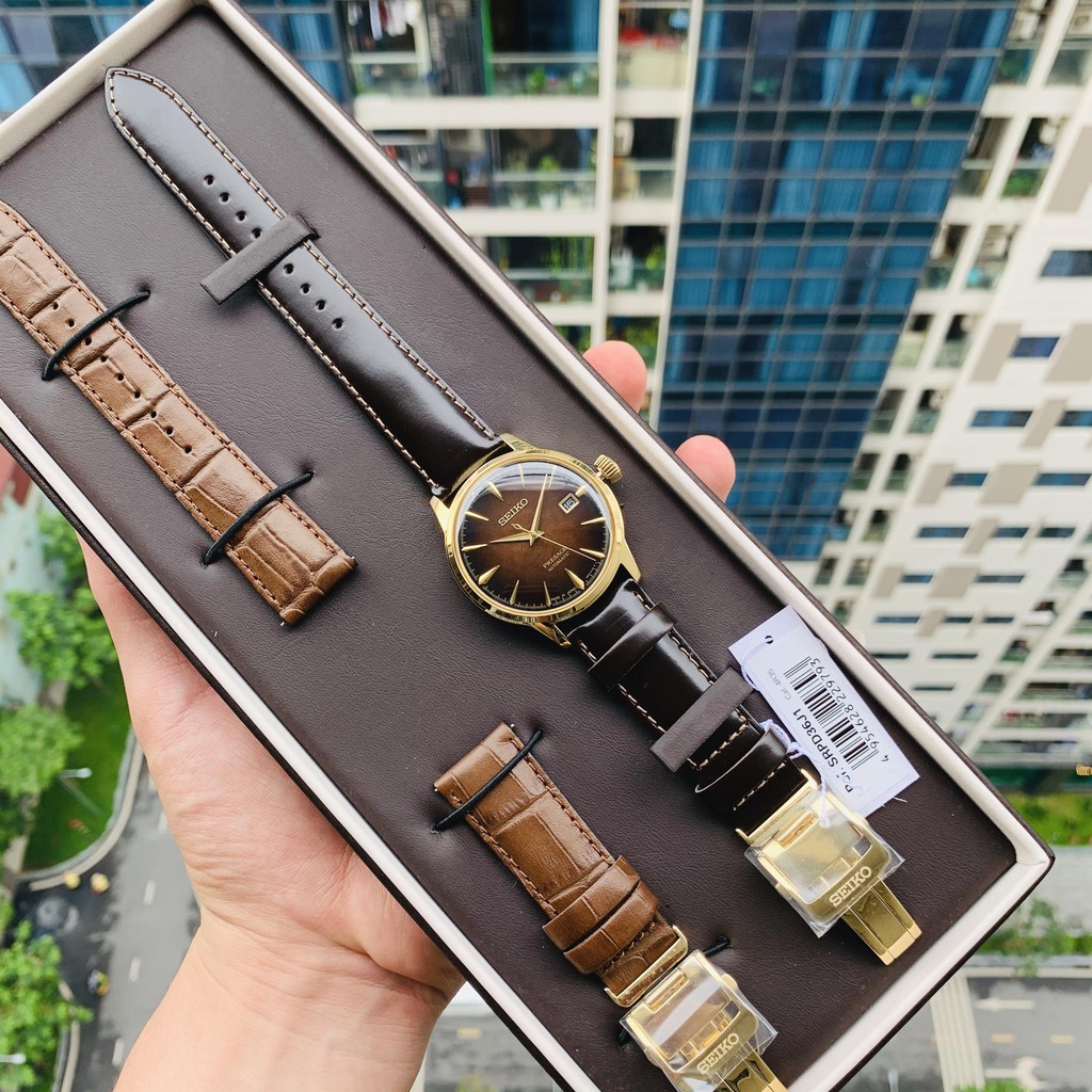 Đồng hồ nam Seiko Presage Cocktail Limited Edition SRPD36J1 - Mệnh Kim và Hỏa