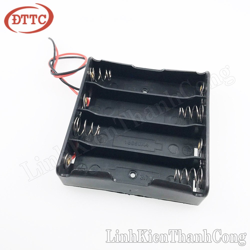 Đế Pin 18650 4P Đấu Nối Tiếp - Loại 4 Pin