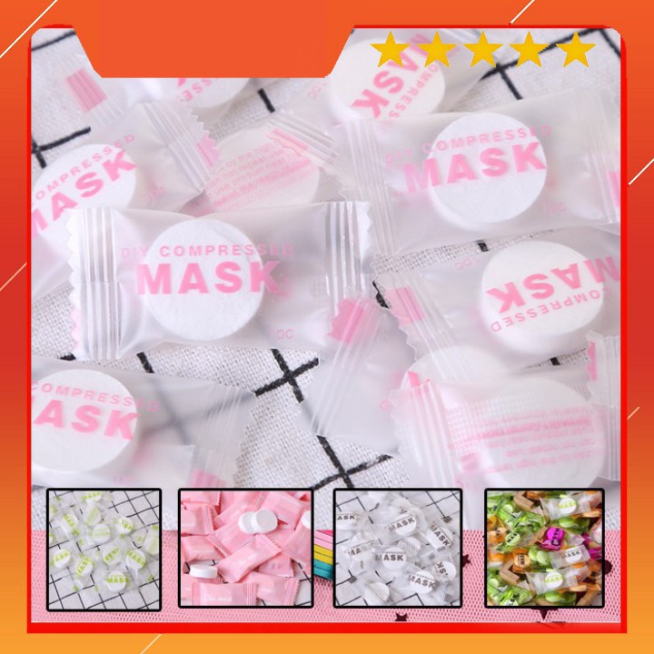 Mặt nạ giấy nén hình viên kẹo cấp ẩm thải độc Xuka cosmetic | Thế Giới Skin Care