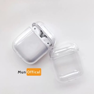 Vỏ bảo vệ airpods trong suốt chống va đập dùng cho airpods 1, airpods 2, airpods pro