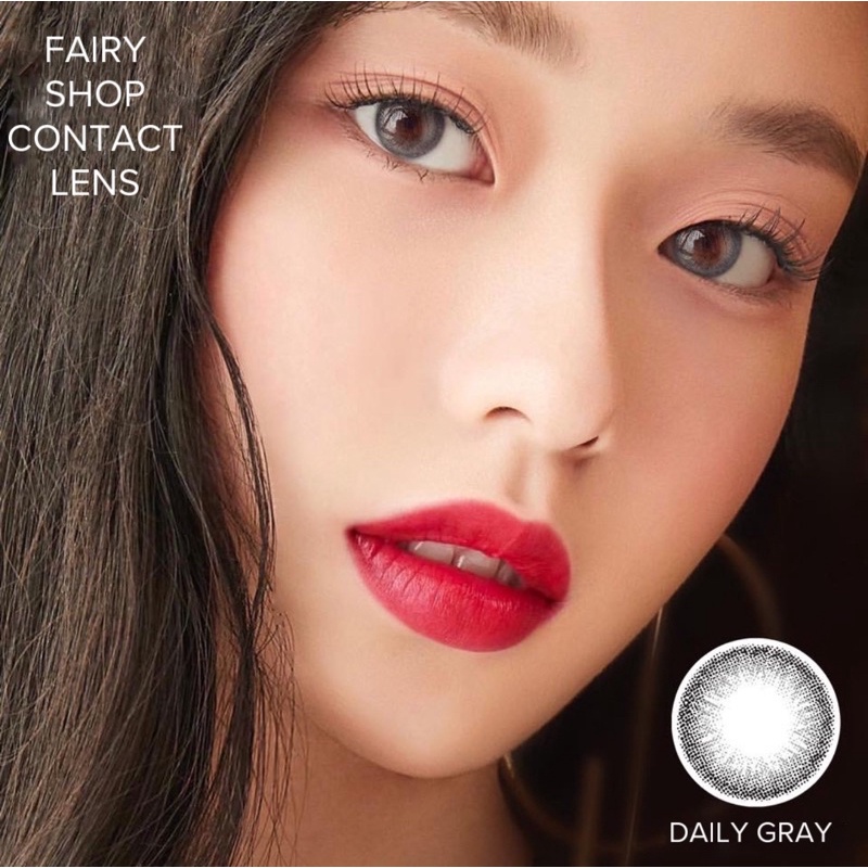 Áp Tròng Daily Gray D2 14.0mm - Kính Áp Tròng FAIRY SHOP CONTACT LENS. độ 0 đến 8