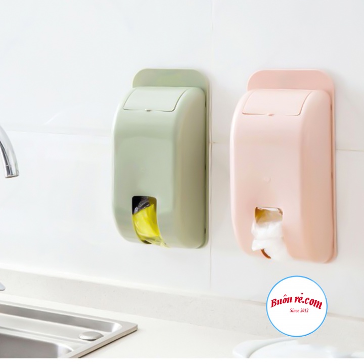 Hộp nhựa Việt Nhật đựng túi nilong dán tường chắc chắn 01434